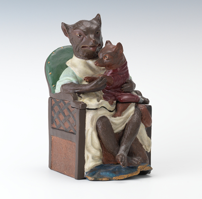 A Figural Tobacco Humidor Fox