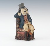 A Figural Tobacco Humidor of a