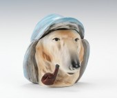 A Figural Tobacco Humidor of a