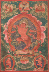 A FIGURE OF VAJRAVAHARI TANGKA