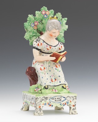 A Figure "Village Maid" Figurine of
