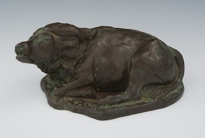 A Figurine of a Recumbent Water