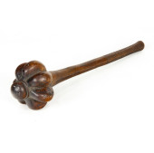 A FIJIAN CARVED WOOD CLUB<br>A
