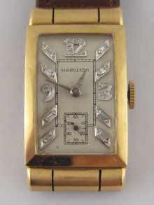A fine 14 carat gold gent's wrist