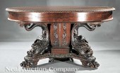 A Fine American Carved Walnut