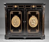 A Fine American Ebonized Gilt-