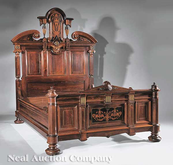 A Fine American Neo-Grec Rosewood