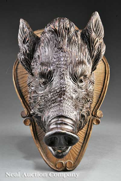 A Fine Black Forest Carving of a