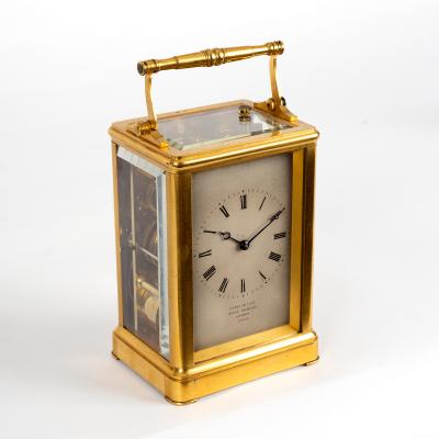 A fine carriage clock, James