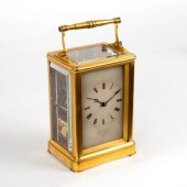 A fine carriage clock, James M