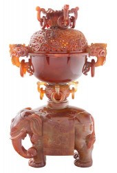 A FINE CHINESE CARNELIAN AGATE