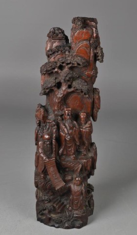 A Fine Chinese Carved Rosewood