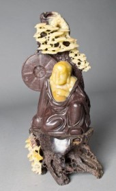 A Fine Chinese Carved Soapston