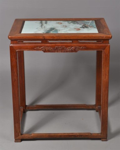 A Fine Chinese Huanghuali Inset