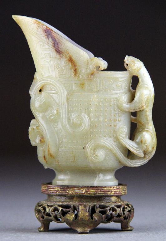 A Fine Chinese Qing Carved Jade