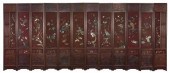 A Fine Chinese Twelve-Panel Ca