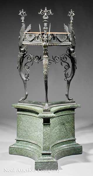 A Fine Continental Patinated Bronze