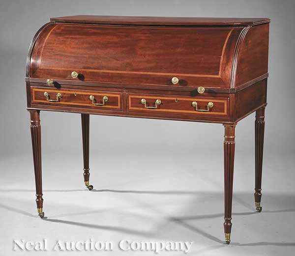 A Fine Edwardian Inlaid Mahogany