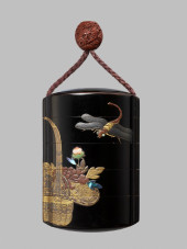 A FINE FOUR-CASE ROIRO LACQUER