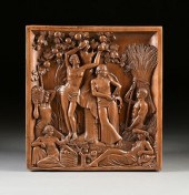 A FINE FRENCH ART DECO CARVED