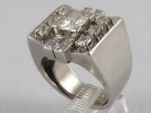A fine French hallmarked Art Deco