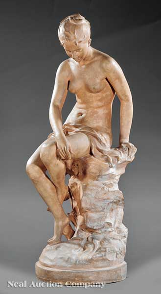 A Fine French Terracotta Statue