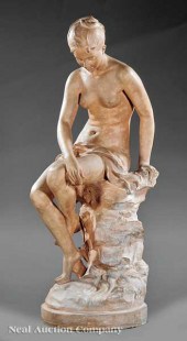 A Fine French Terracotta Statu