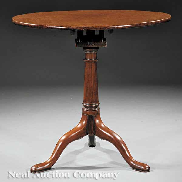 A Fine George III Mahogany Tea