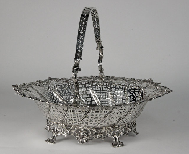 A fine George III silver fruit