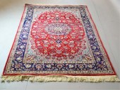 A FINE HAND-MADE SAROUK WOOL A