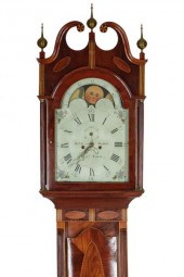 A FINE INLAID FEDERAL TALL CLO