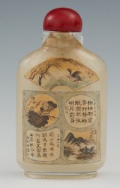 A Fine Inside Painted Crystal