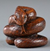A Fine Japanese Carved Boxwood