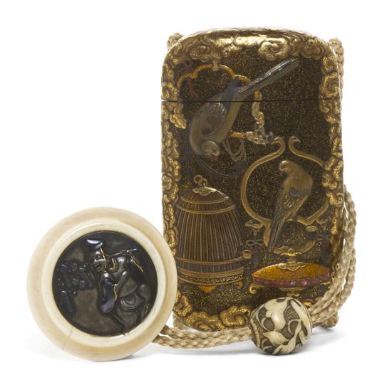 A Fine Japanese Four-Case Inro