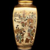 A Fine Japanese Satsuma Vase
B