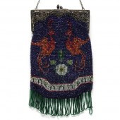 A FINE LARGE BEADED PHOENIX PU