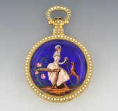 A Fine Large Gold Seed Pearl a