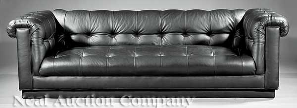 A Fine Leather Chesterfield Sofa