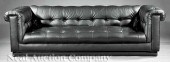 A Fine Leather Chesterfield So