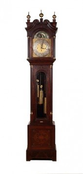 A FINE LONDON TALL CASE CLOCK