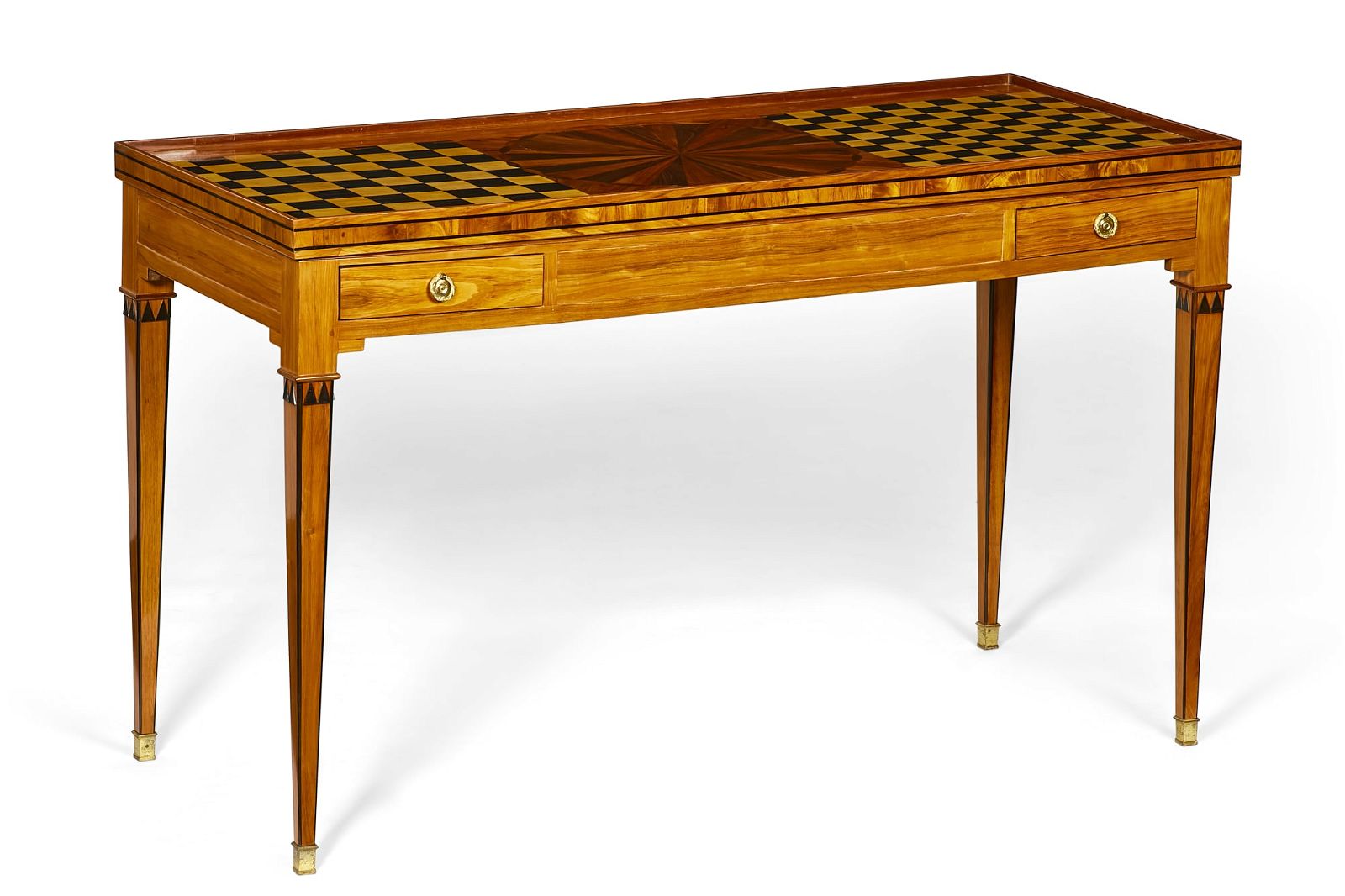 A FINE LOUIS XVI PARCEL EBONIZED