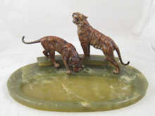 A fine pair of cold painted