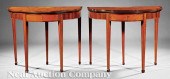 A Fine Pair of English Inlaid