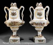 A Fine Pair of Meissen Porcela