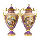A FINE PAIR OF VIENNA STYLE PO