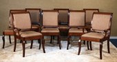 A fine set of eight unsigned P
