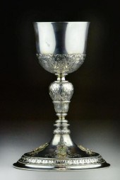 A Fine Silver And Jeweled Pres