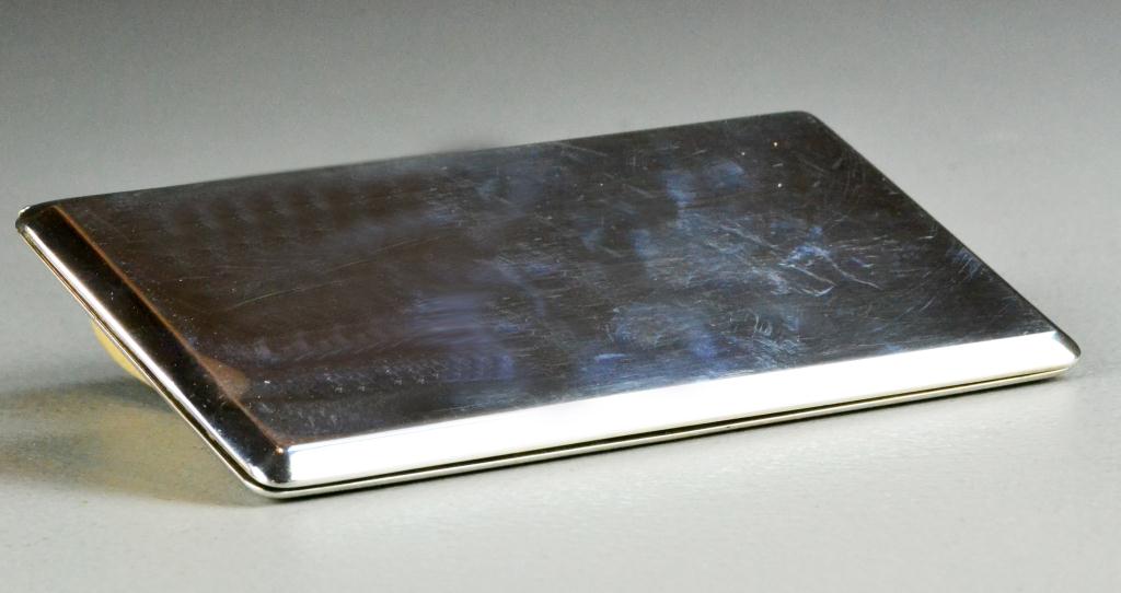 A Fine Sterling Cigarette CaseOf