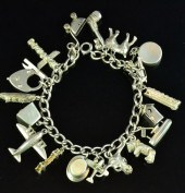 A Fine Sterling Silver Charm B