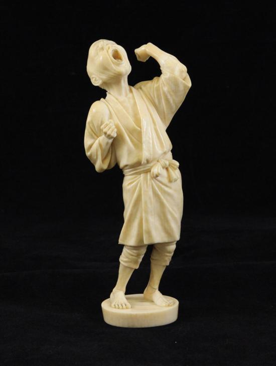 A fine Tokyo School ivory figure of